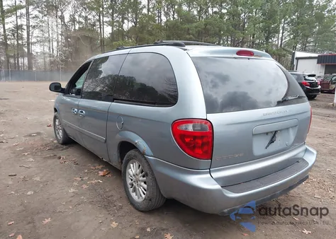 2005 Dodge Grand Caravan Sxt из США, поврежденный, VIN 2D4GP44L55R149915